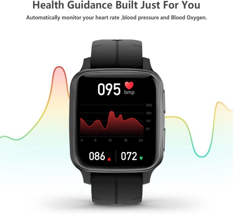 Read more about the article FITVII Fitness Tracker, Smart Watch with 24/7 Blood Pressure Heart Rate and Blood Oxygen Monitor, Sleep Tracker with Calorie Step Counter, IP68 Waterproof Activity Tracker for Women Men Android iOS