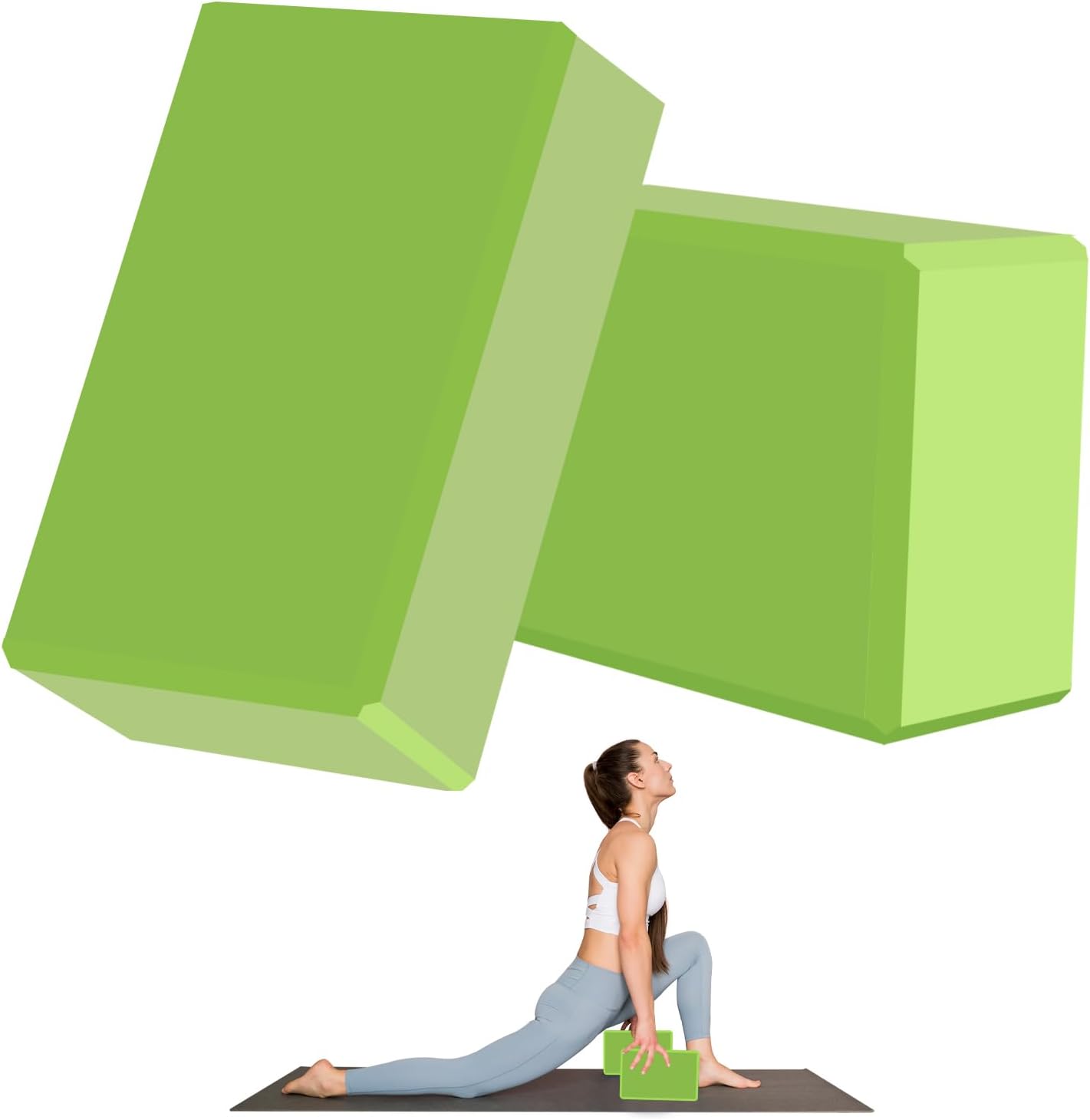 Read more about the article 9″x6″x3″ Yoga Blocks, Soft Non-Slip Surface Premium Foam Blocks, Supportive, Lightweight, Odor Resistant, Yoga Accessories for Pilates Meditation General Fitness Stretching Toning