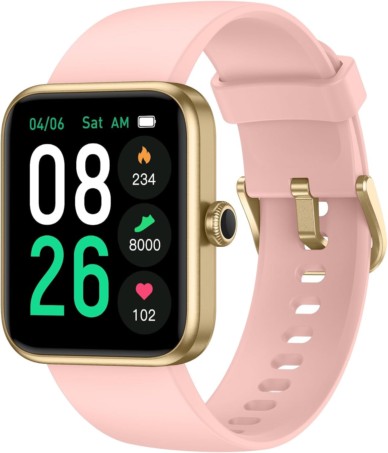 Read more about the article EURANS Smart Watch 45mm, Fitness Watch with Heart Rate/Sleep Monitor Steps Calories Counter, IP68 Waterproof Activity Tracker Compatible with Android iOS