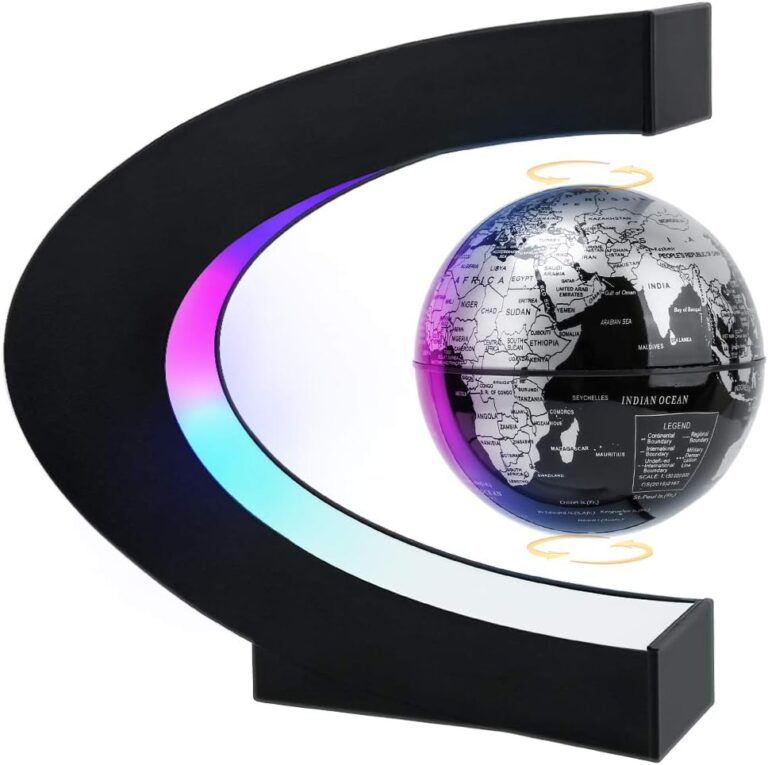 Read more about the article Magnetic Levitating Globe with LED Light, Cool Tech Gift for Men Father Boys and Girls , Birthday Gifts for Kids, Floating Globes World Desk Gadget Decor in Office Home/Display Frame Stand