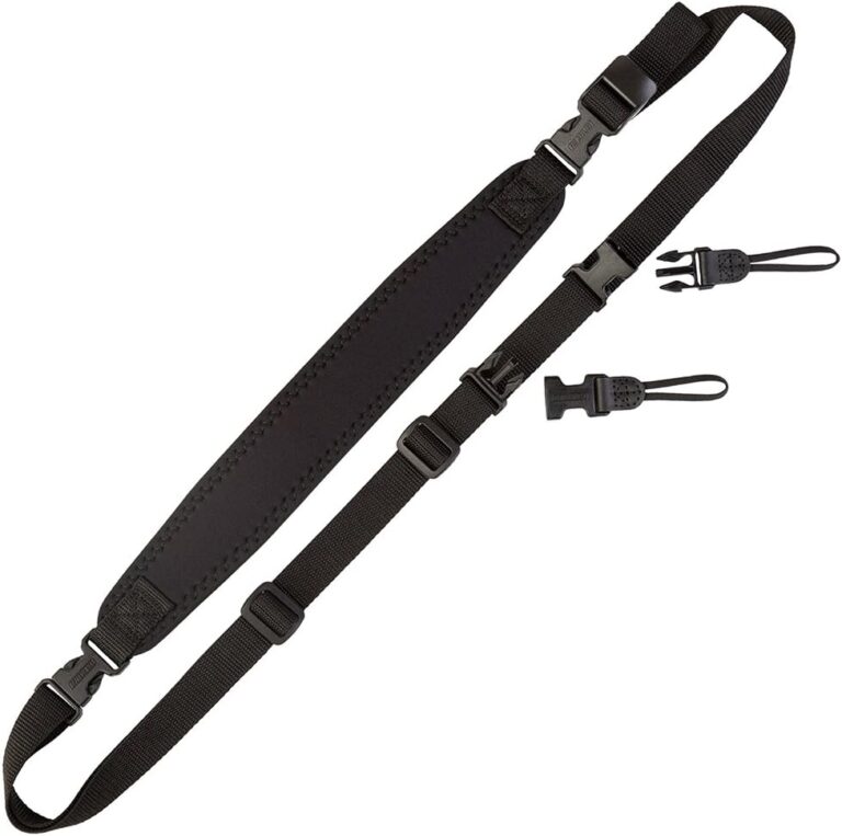 Read more about the article OP/TECH USA Super Classic Sling Strap for Mirrorless, SLR & DSLR Camera – Quick Release Strap, Shoulder Strap – Essential Camera Accessories, Black – Made in USA