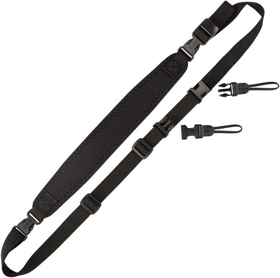 Read more about the article OP/TECH USA Super Classic Sling Strap for Mirrorless, SLR & DSLR Camera – Quick Release Strap, Shoulder Strap – Essential Camera Accessories, Black – Made in USA
