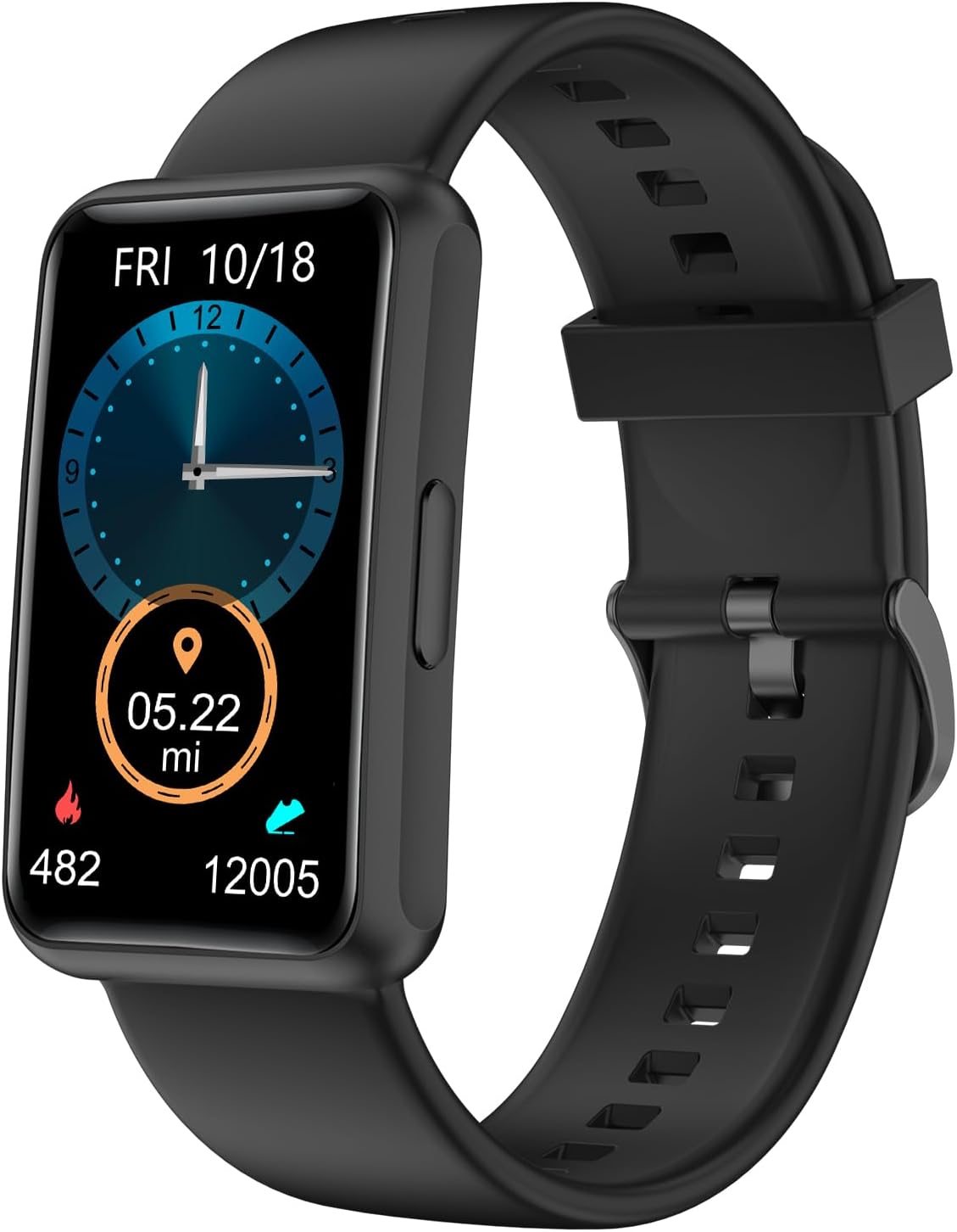Read more about the article HUAKUA Fitness Tracker No Bluetooth No APP No Phone Needed, Fitness Watch for Men Women Parents IP68 Waterproof with Full Touch Screen Steps Calories Counter Sleep Tracker Alarm Clocks (Black)
