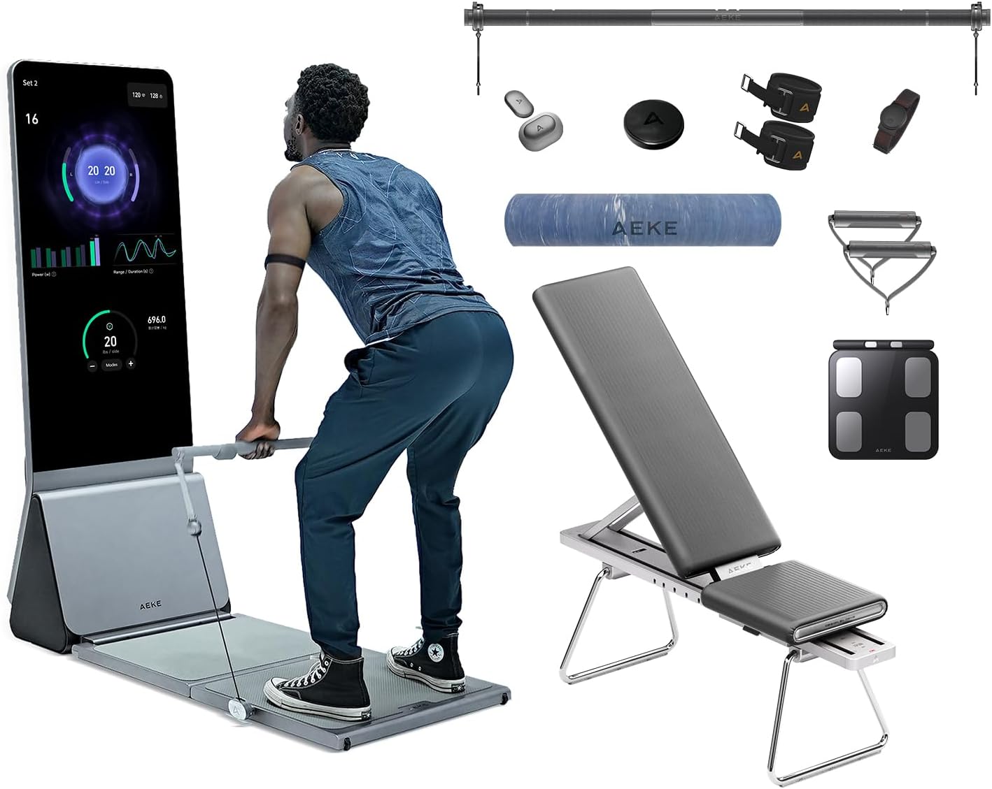 Read more about the article AEKE K1 Smart Home Gym System+Yoga Mat