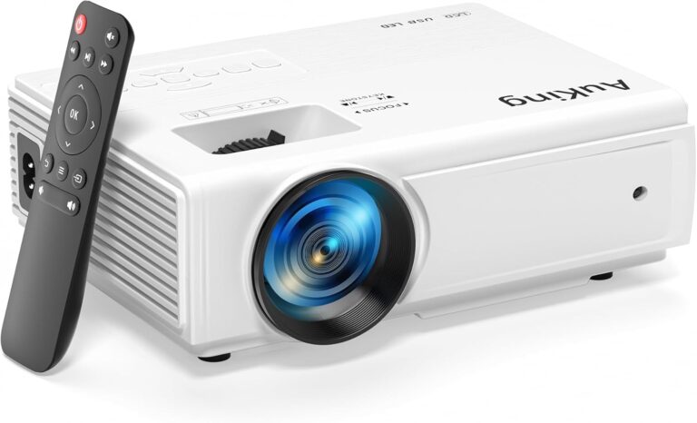 Read more about the article AuKing Projector, 2025 Upgraded Mini Projector, Full HD 1080P Home Theater Video Projector, Compatible with HDMI/USB/AV/Smartphone/TV Box/Laptop