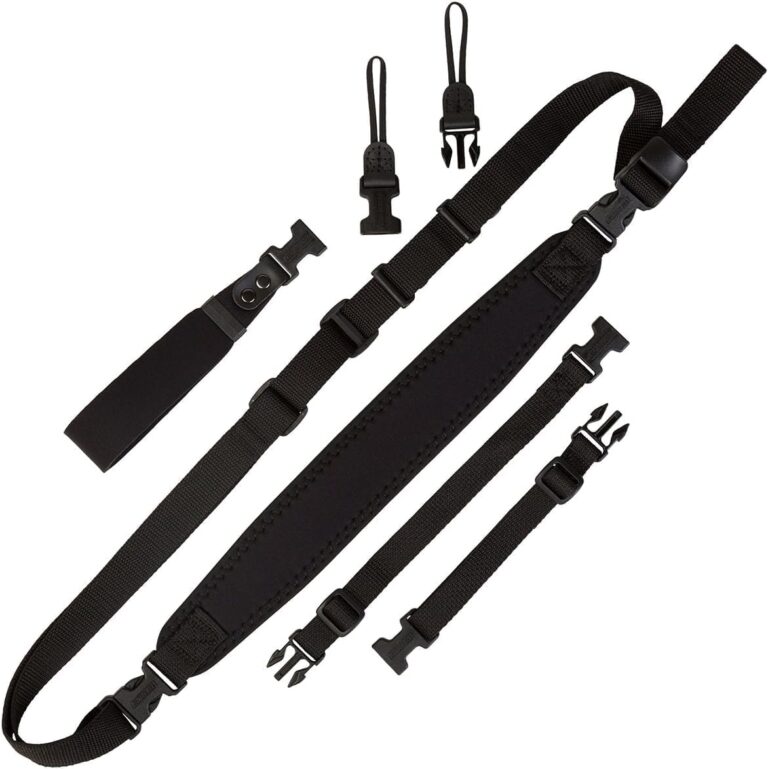 Read more about the article OP/TECH USA Super Classic Combo Camera Strap Kit – Adjustable Neoprene Camera Neck Strap with Quick Release – Comfortable, Durable Photography Accessories – Made in USA – Fits DSLR & Mirrorless