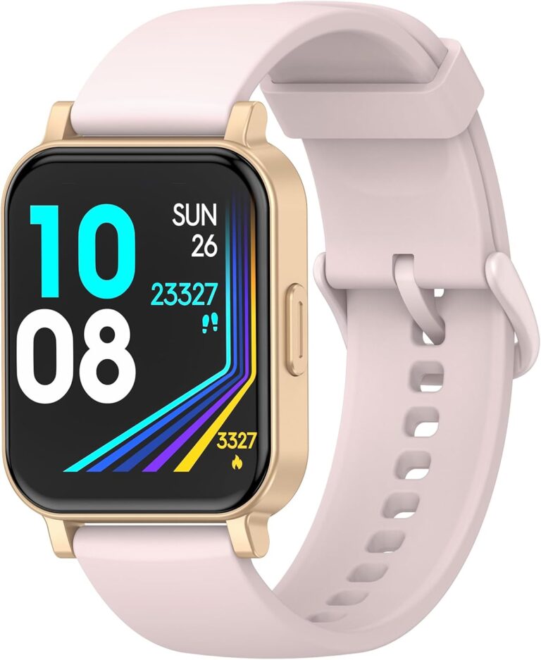 Read more about the article Fitness Tracker, Fitness Watch with Blood Oxygen, Heart Rate Monitor, Steps Calories Counter, Sleep Monitor, Pedometer IP68 Waterproof, Smart Watch for Android iPhones