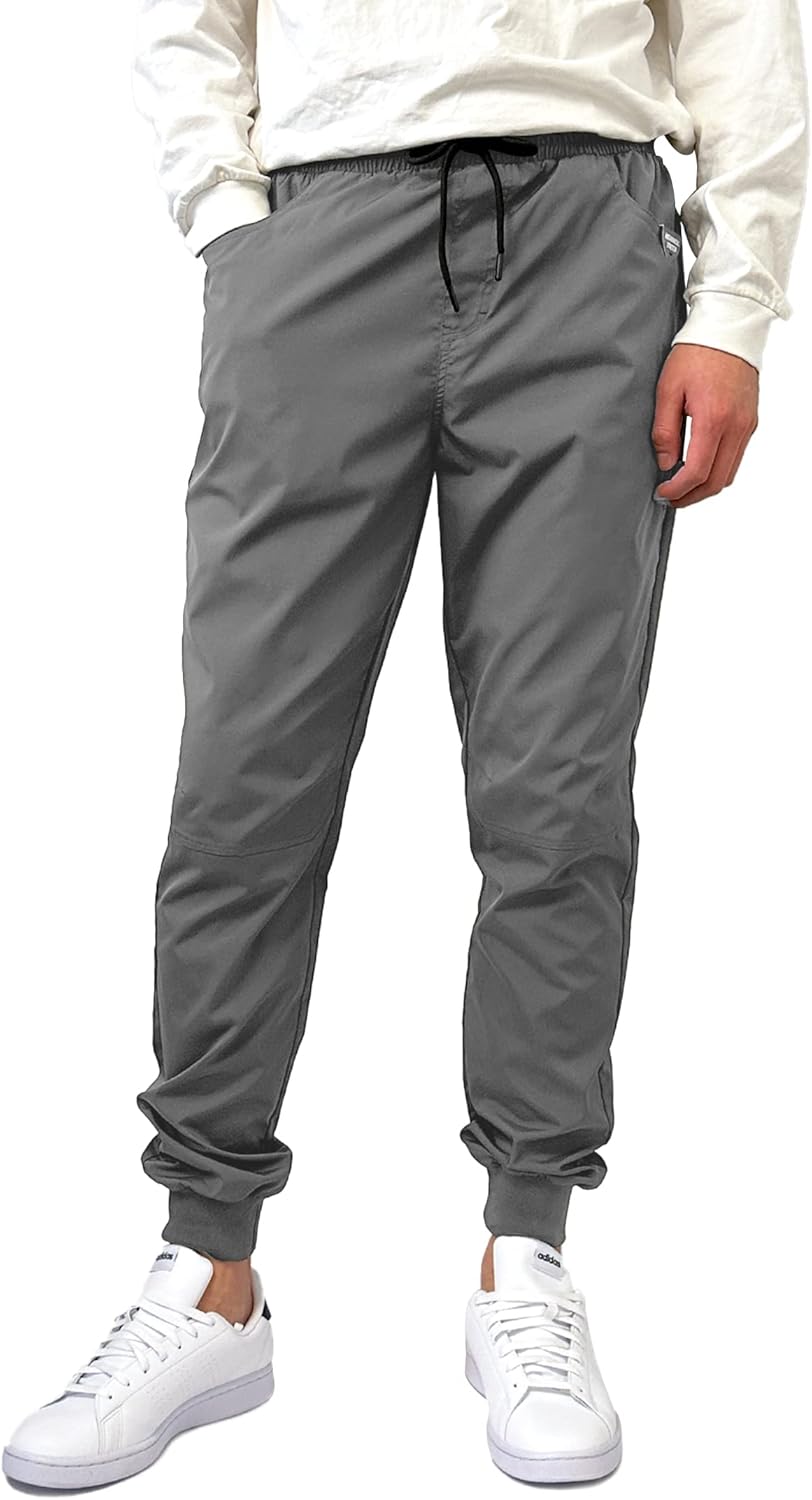 Read more about the article Southpole Mens Tech Woven Basic Jogger Pant for Men Lightweight Trackpant