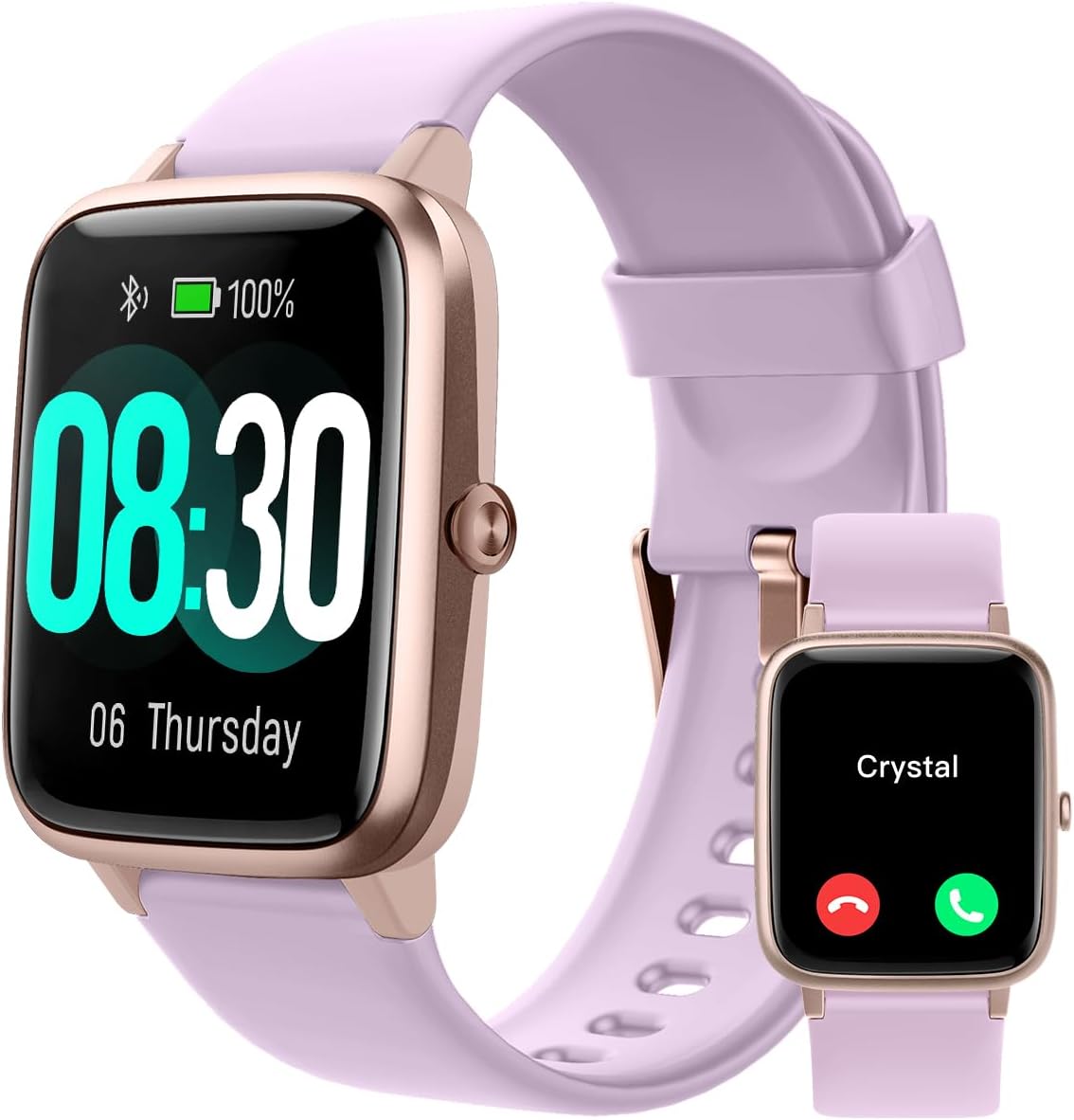 Read more about the article GRV Smart Watch for iOS and Android Phones (Answer/Make Calls), Watches for Men Women IP68 Waterproof Smartwatch Fitness Tracker Watch with Heart Rate/Sleep Monitor Steps Calories Counter (Violet)
