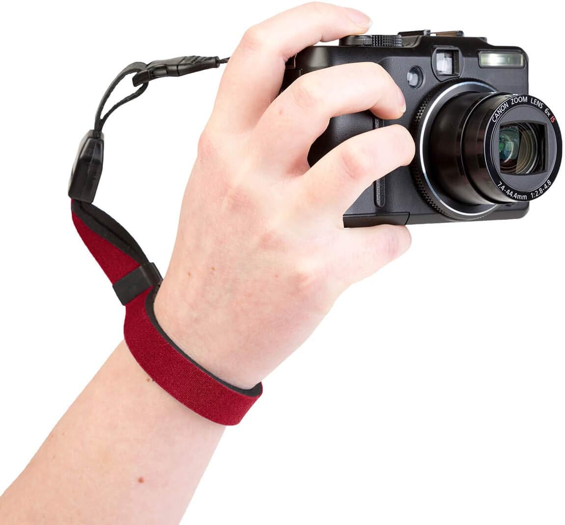 Read more about the article OP/TECH USA Cam Strap – QD | Quick Release Wrist Strap for Digital, Film & Vintage Cameras – Wine, Made in USA