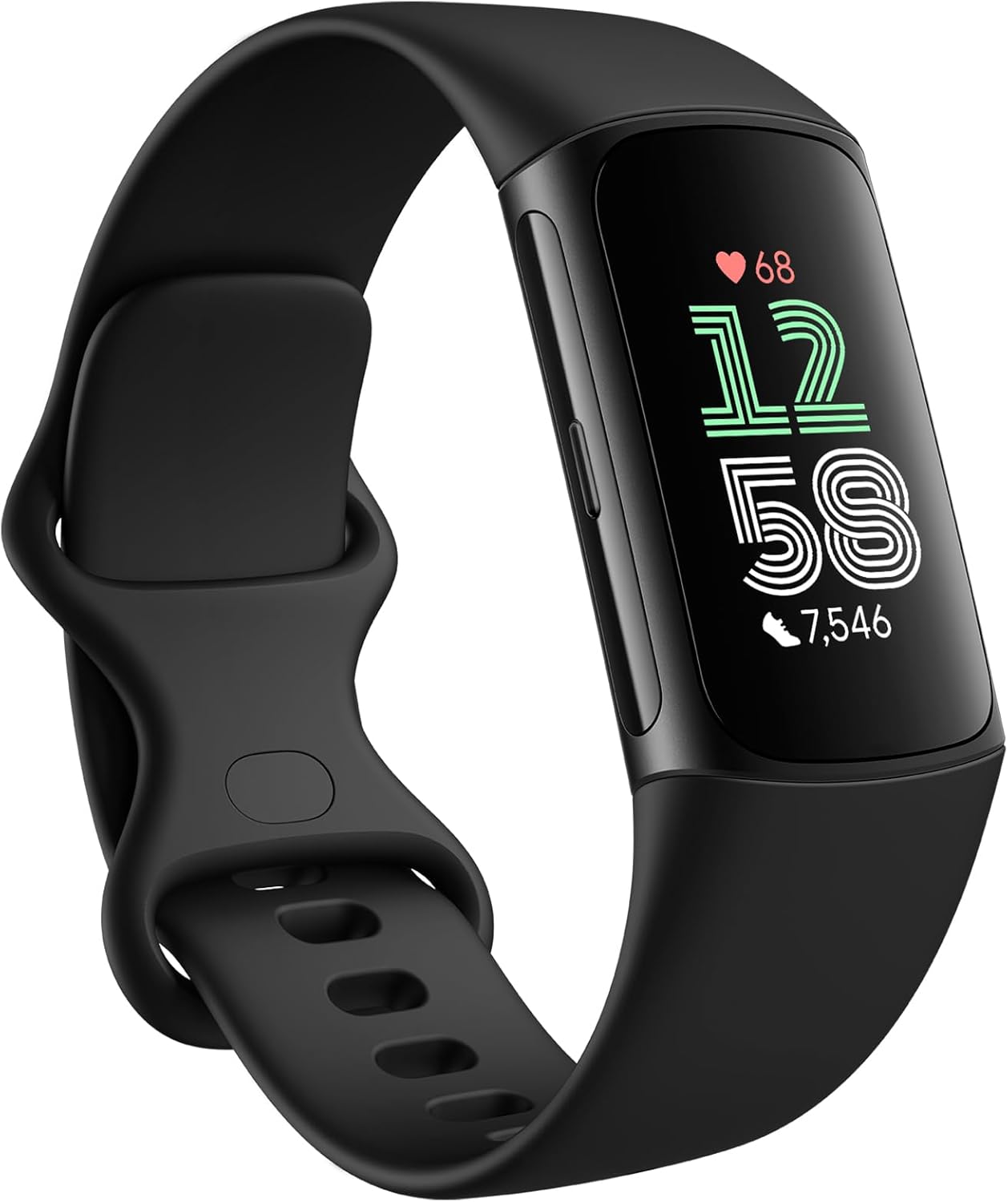 Read more about the article Fitbit Charge 6 Fitness Tracker with Google apps, Heart Rate on Exercise Equipment, 6-Months Premium Membership Included, GPS, Health Tools and More, Obsidian/Black, One Size (S & L Bands Included)