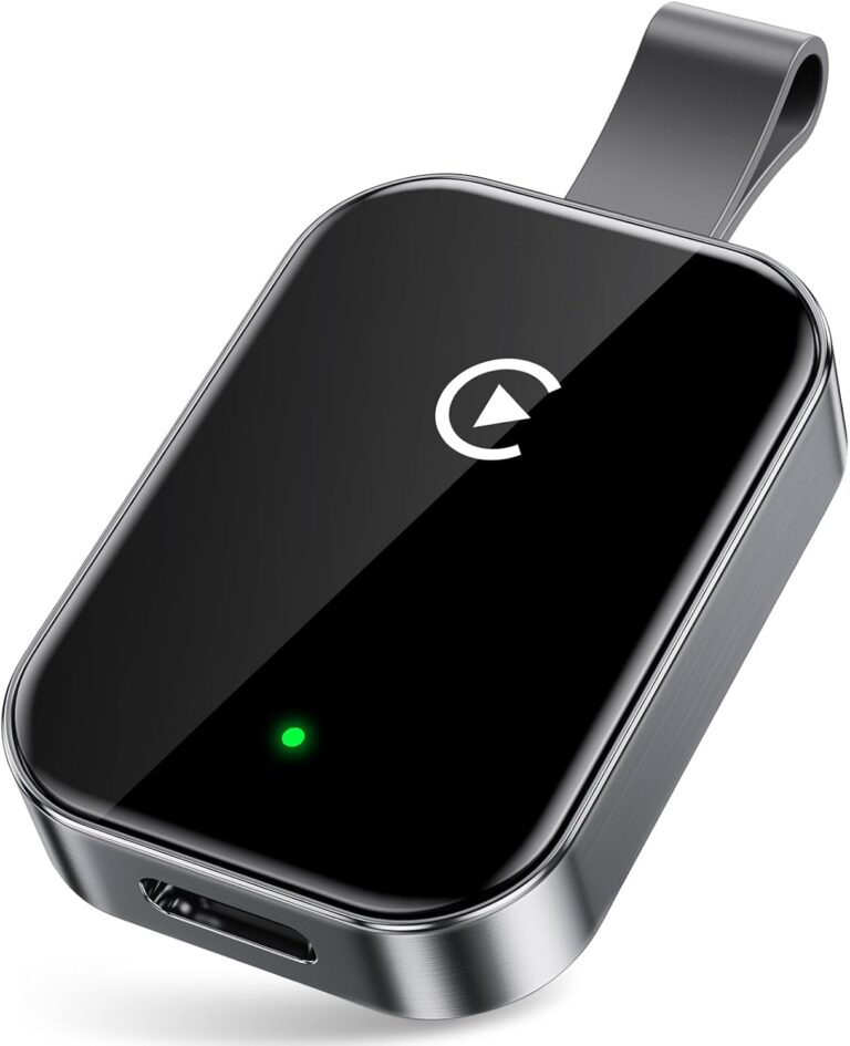 Read more about the article High Tech Wireless CarPlay Adapter for Apple-Super Mini Edition | Easy to Upgrade Wired Car Play to Wireless | No Delay Dongle for iPhone iOS 10+ & Cars with Built-in CarPlay(Licorice Espresso)