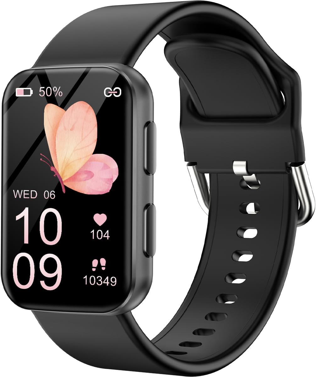 Read more about the article MorePro Health Fitness Tracker with Blood oxy-gen Monitor and 24/7 Heart Rate and Blood Pressure, Sleep Monitor, 120+ Sport Modes Waterproof Fitness Watch for Women Men Android iOS, Black