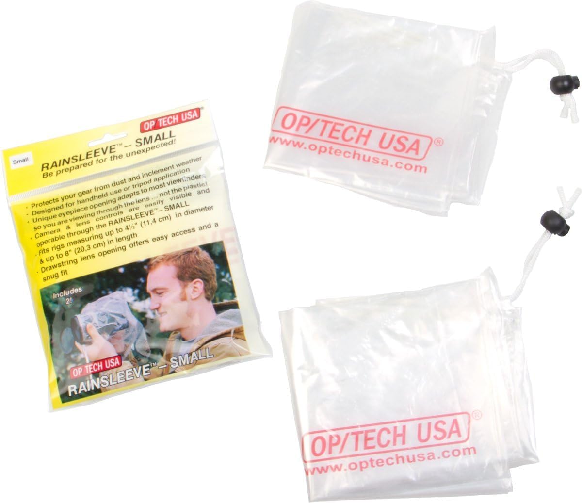 Read more about the article OP/TECH USA Rainsleeve Camera Cover – Clear Rain & Dust Sleeve for Shooting Photos & Video, with Viewfinder Access – Camera Rain Cover, Small, 2 Pack