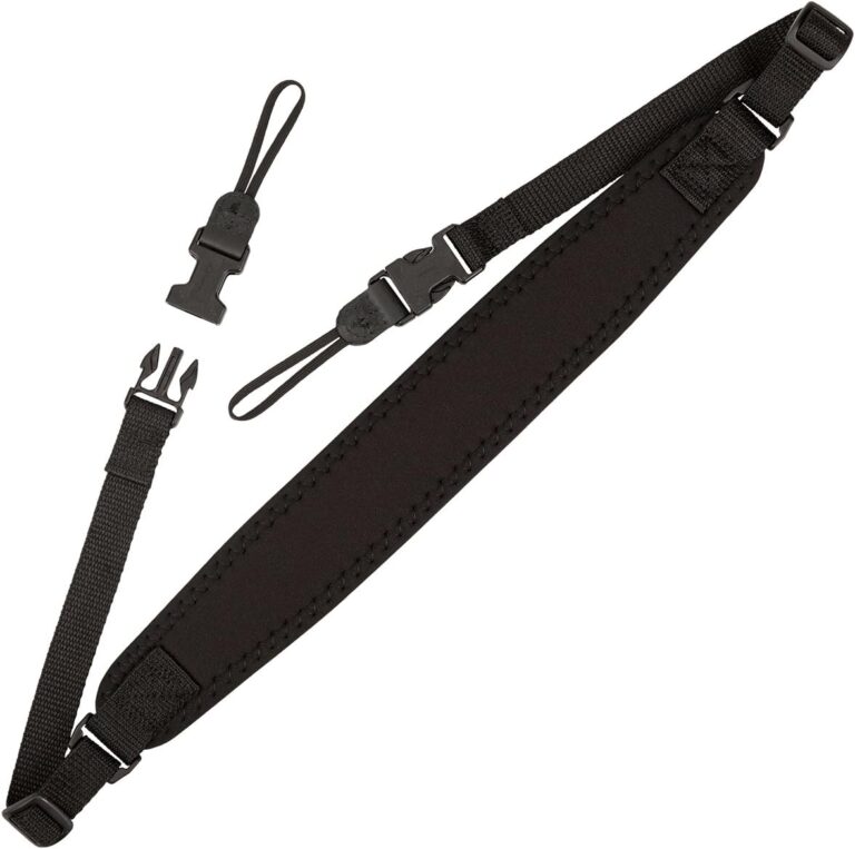 Read more about the article OP/TECH USA Super Classic Camera Strap – Padded Neoprene Neck Strap with Comfort-Stretch & Quick Disconnects | DSLR/SLR/Mirrorless Compatible – Black