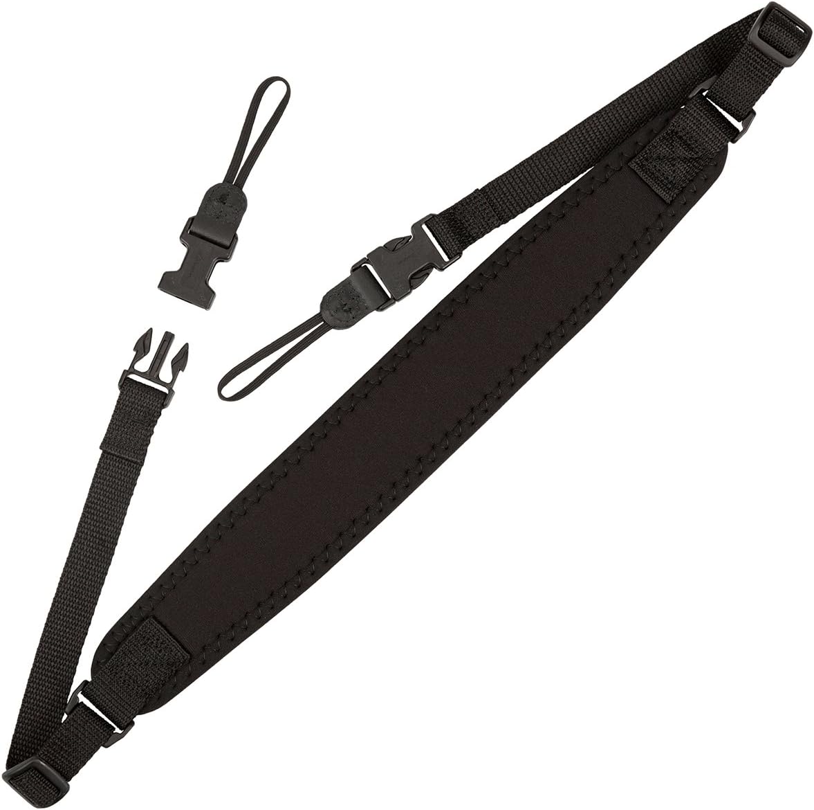 Read more about the article OP/TECH USA Super Classic Camera Strap – Padded Neoprene Neck Strap with Comfort-Stretch & Quick Disconnects | DSLR/SLR/Mirrorless Compatible – Black