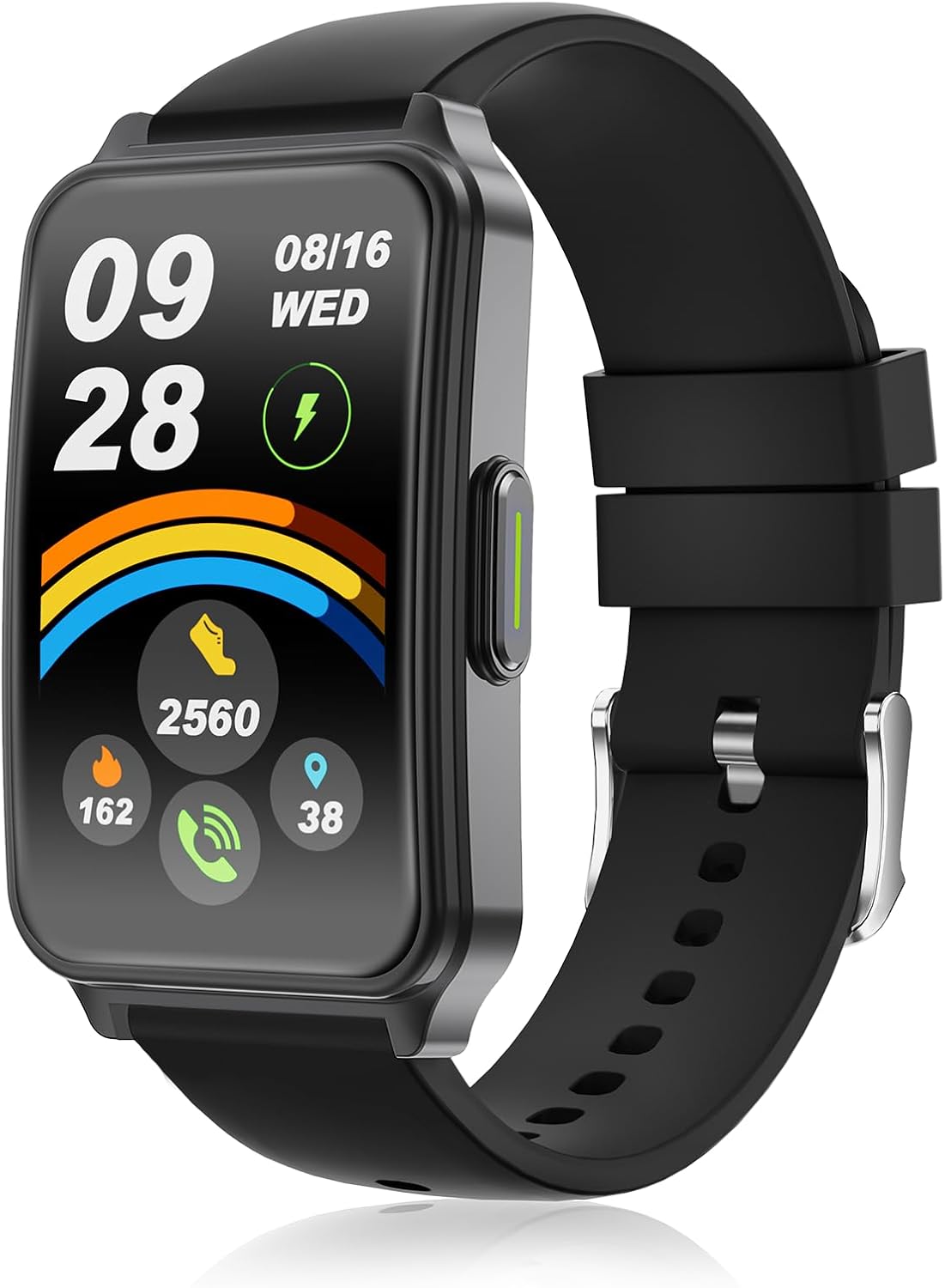 Read more about the article Fitness Tracker (Answer/Make Call)，Smart Watch 24/7 Heart Rate Spo2 Blood Oxygen Monitor Sleep Tracker, 120 Sports Modes Pedometer Calorie Step Tracker, Waterproof Activity Tracker for Women Men