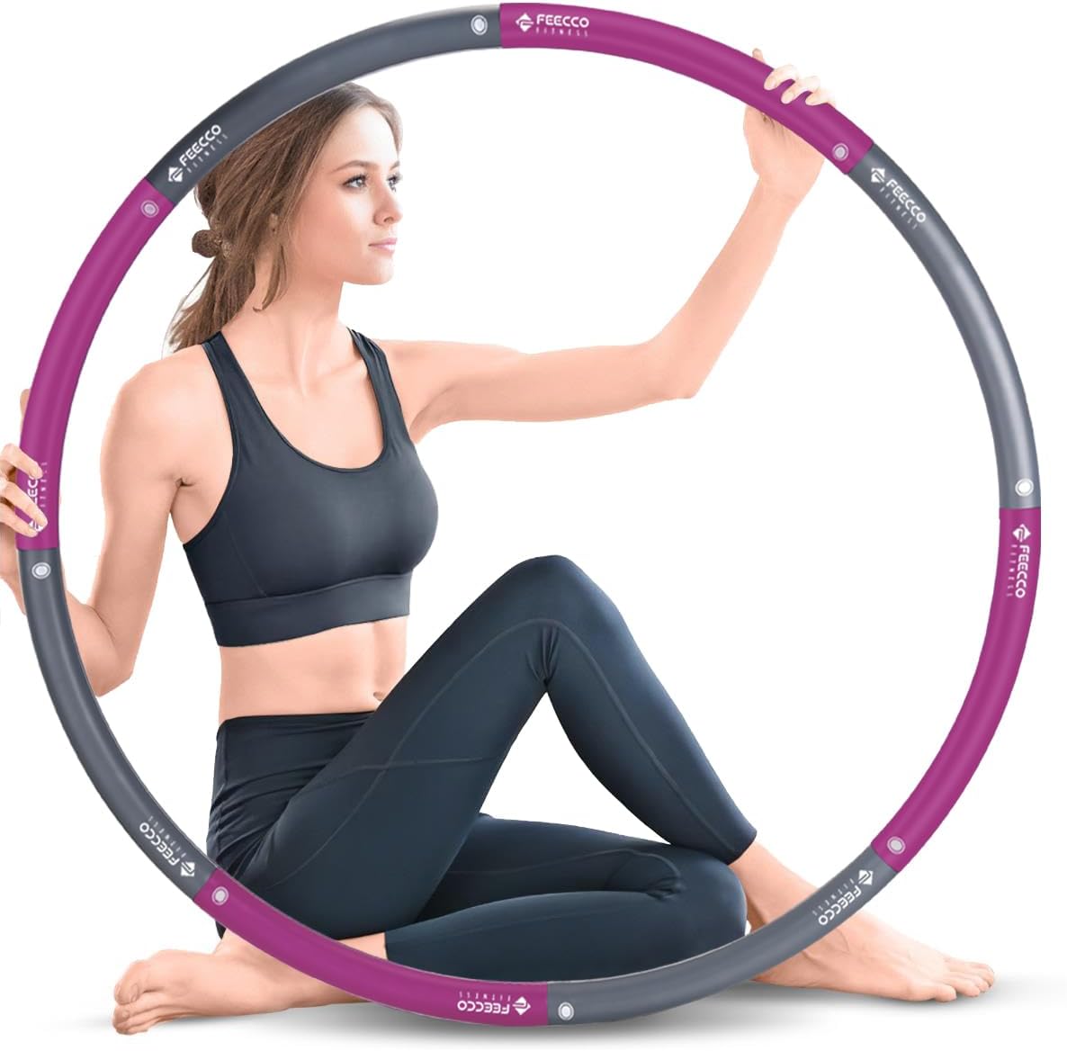 Read more about the article FEECCO Weighted Fitness Hoop, 8 Detachable Sections for Weight Loss