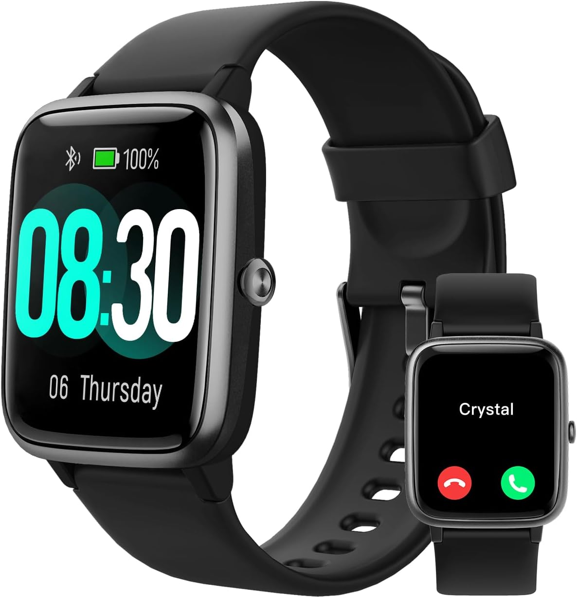 Read more about the article GRV Smart Watch for iOS and Android Phones (Answer/Make Calls), Watches for Men Women IP68 Waterproof Smartwatch Fitness Tracker Watch with Heart Rate/Sleep Monitor Steps Calories Counter (Black)