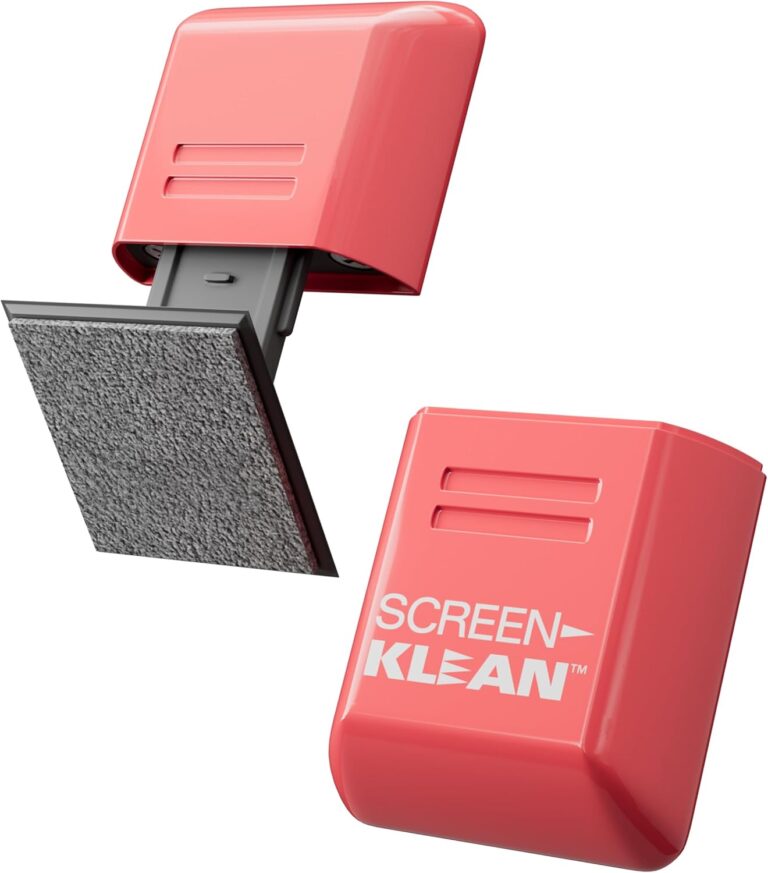 Read more about the article CarbonKlean ScreenKlean Tablet Screen Cleaner – Compatible with iPad, Android & Amazon Tablet – with Carbon Microfiber Tech – Injected Pink – 1 Count
