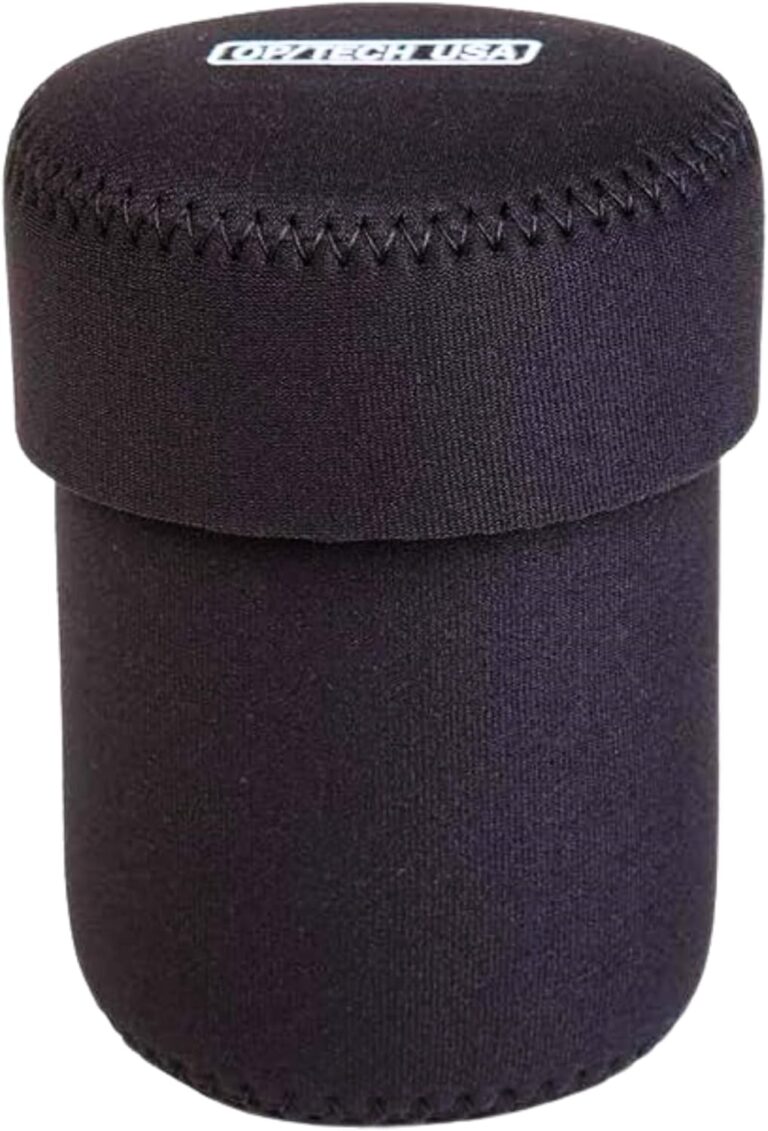 Read more about the article OP/TECH USA Fold-Over Neoprene Lens Pouch – Camera Lens Case for safe Lens Cover storage, Great for Photography & outdoor shoot, Keeps your Lens secure with No-Lose Lid-304 (Black) – Made in USA