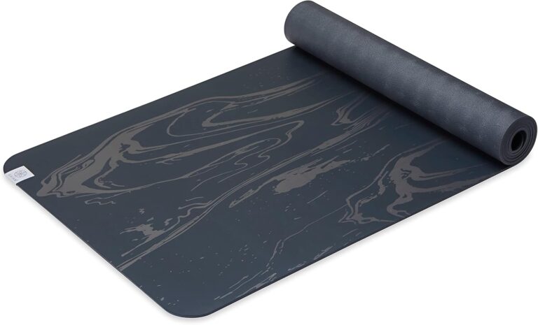 Read more about the article Gaiam Dry-Grip Yoga Mat – 5mm Thick Non-Slip Exercise & Fitness Mat for Standard or Hot Yoga, Pilates and Floor Workouts – Cushioned Support, Non-Slip Coat – 68 x 24 Inches