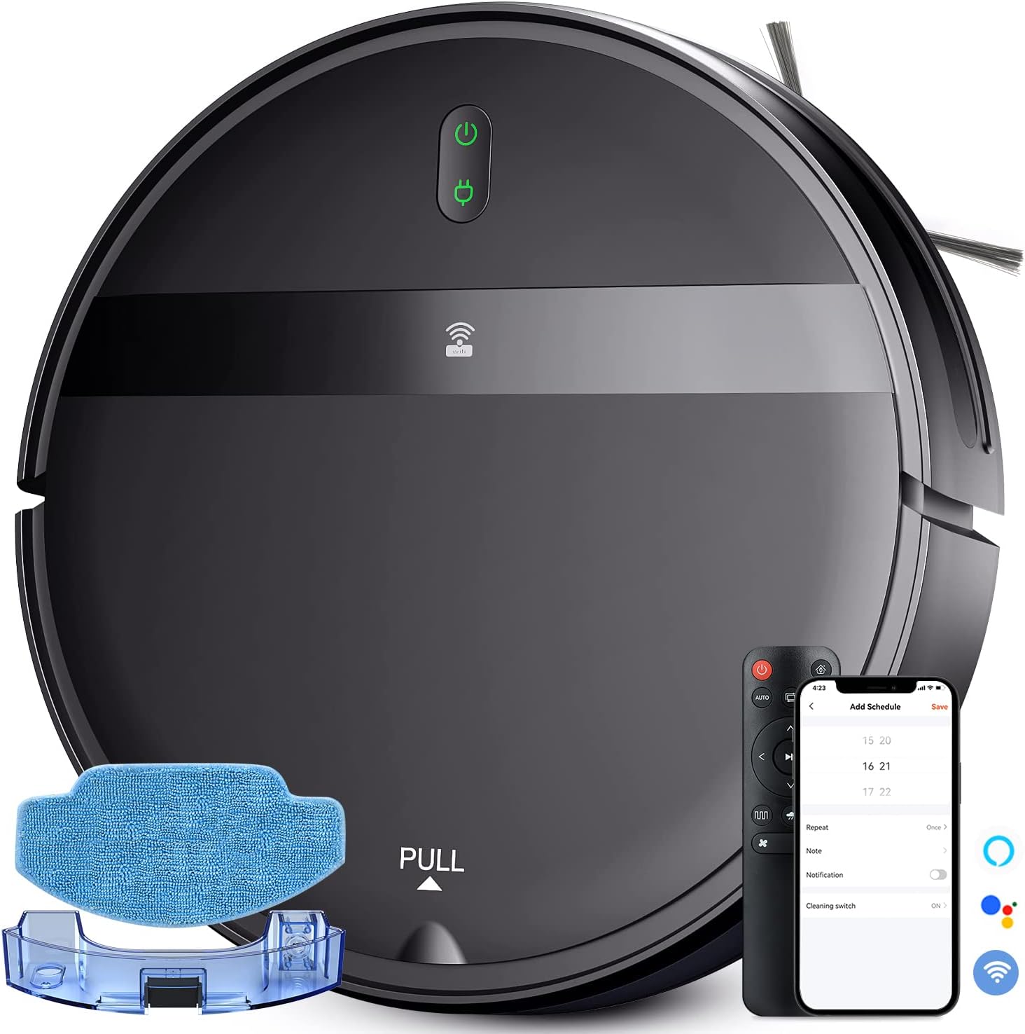 Read more about the article Robot Vacuum and Mop Combo, App/Alexa Control, Smart Robot Vacuum Cleaner, Ultra-Thin, Automatic Recharge Robotic Vacuum Cleaner for Pet Hair/Carpet/Hard Floor