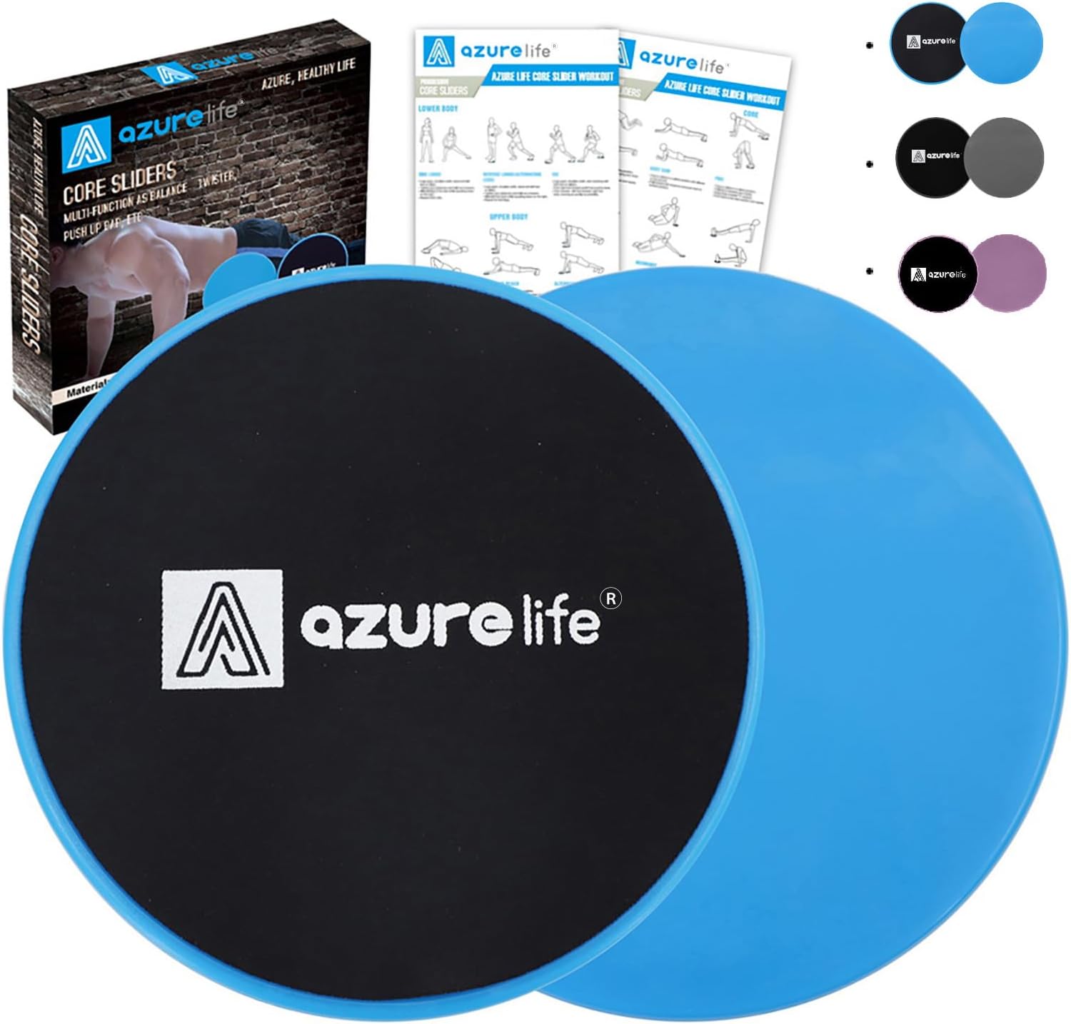 Read more about the article Exercise Core Sliders, Dual Sided Exercise Gliding Discs Use on Carpet or Hardwood Floors, Light and Portable, Perfect for Abdominal&Core Workouts