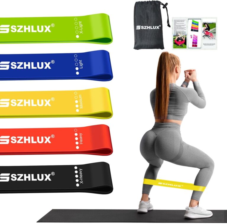 Read more about the article SZHLUX Resistance Bands Set with Instruction Guide and Carry Bag, Versatile for Body Sculpting, Strength Training, and Rehabilitation-Set of 5
