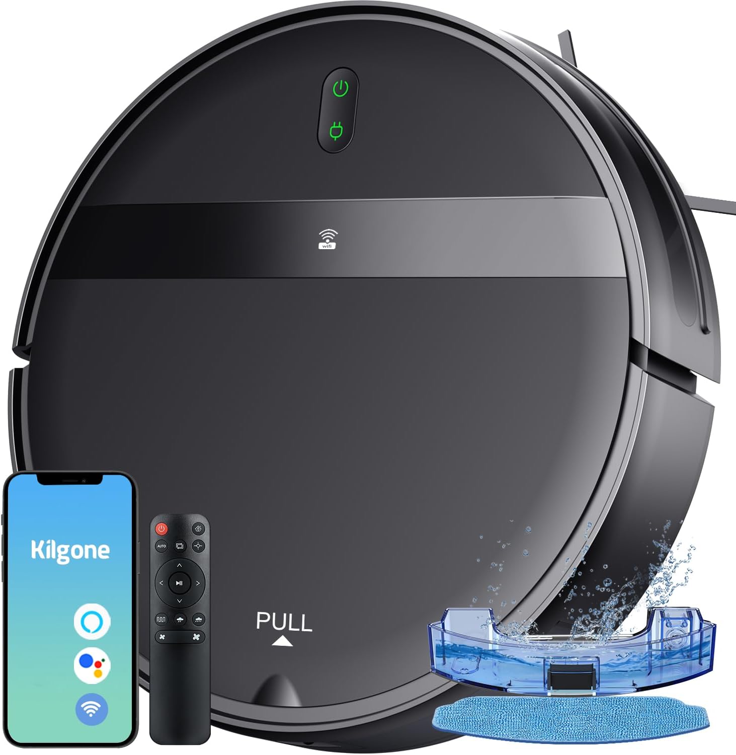 Read more about the article Robot Vacuum for Pet Hair, 2-in-1 Vacuum & Mop Combo with Tangle-Free Suction & Smart 3D Avoidance, App/Wi-Fi/Alexa, Ultra-Slim & Quiet, Self-Charging for Hard Floors and Low-Pile Carpet
