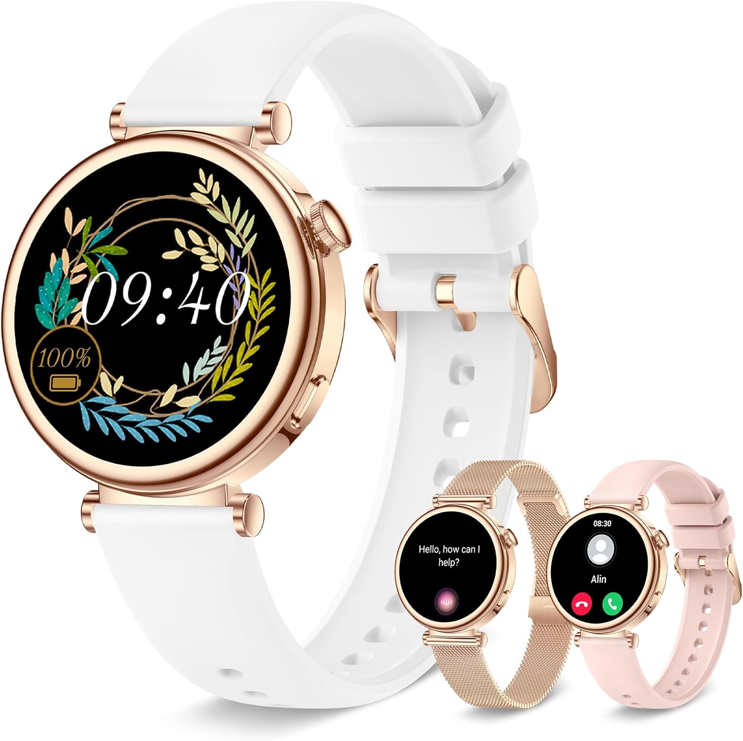 Read more about the article Smart Watch for Women with Bluetooth Call, 1.27″ Fitness Watch Step Counter Heart Rate Sleep Monitor 100+ Sports Modes Fitness Tracker, DIY Dial Stylish Ladies Watch, Smartwatch Android iOS 41mm