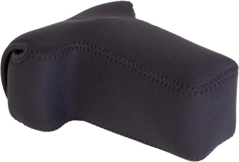 Read more about the article OP/TECH USA Soft Pouch – Compact digital camera case, lightweight accessories pouch, sleek neoprene sleeve for DSLR, perfect for backpacks & travel – durable protection in style D-SLR Zoom Black