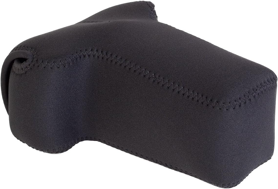 Read more about the article OP/TECH USA Soft Pouch – Compact digital camera case, lightweight accessories pouch, sleek neoprene sleeve for DSLR, perfect for backpacks & travel – durable protection in style D-SLR Zoom Black