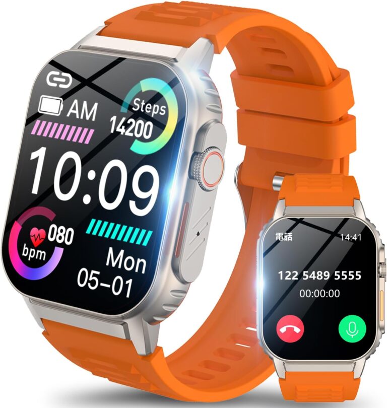 Read more about the article Smart Watch for Men Women(Dial/Answer Calls), Activity Trackers with Heart Rate/Sleep Monitor, 100 Sports Modes/IP68 Waterproof, 2.01″ HD Touchscreen Fitness Watch Compatible with Android iOS (Orange)