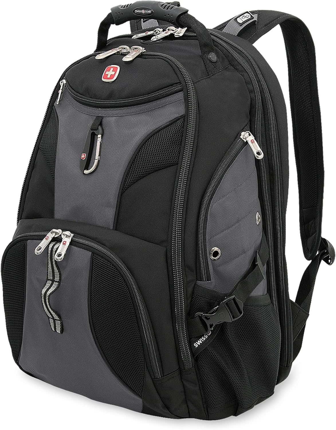 Read more about the article SwissGear 1900 ScanSmart 17” Laptop Backpack Grey/Black – Reflective Tech Backpack with ScanSmart Compartment – Multiple Organizer Pockets & RFID Scan Blocking Technology