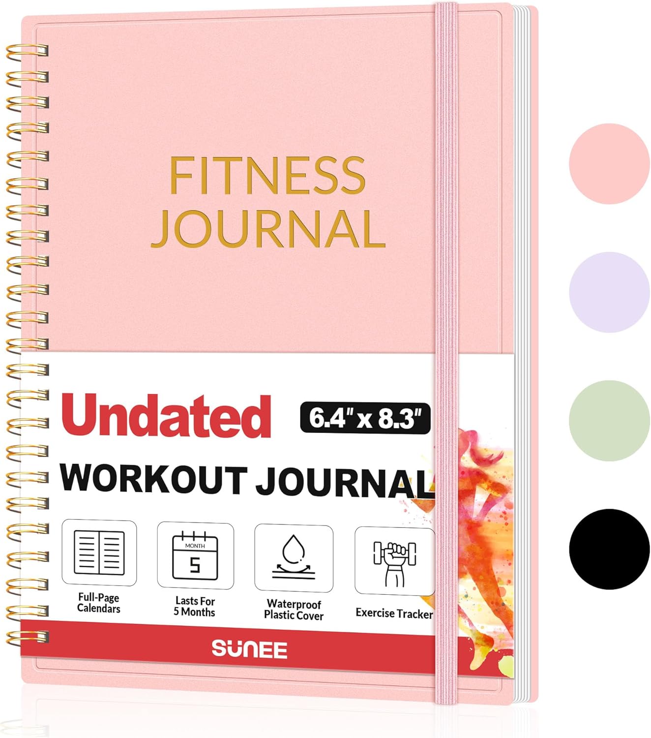 Read more about the article Fitness Journal Workout Planner for Women & Men, A5 (6.4″ x 8.3″) Workout Journal Log Book Planner Gift for Track Gym Essentials, Home Workouts, Track Progress, Achieve Wellness Goals, Pink