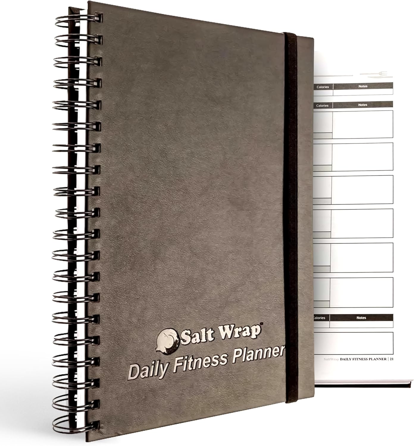 Read more about the article SaltWrap Daily Fitness Planner – Gym Workout Training Log, Weightlifting Exercise Journal, and Food/Diet Tracker – Daily and Weekly Pages, Goal Tracking, Spiral-Bound, 7 x 10 inches