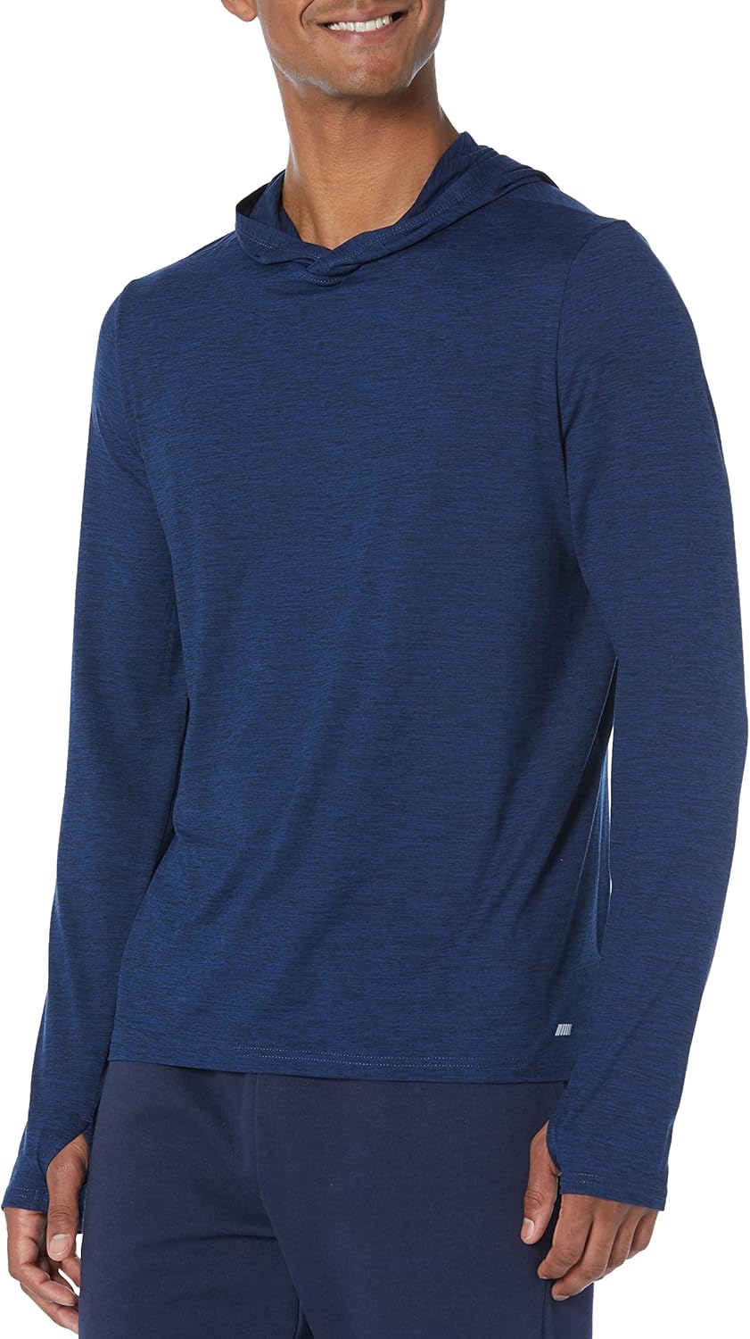 Read more about the article Amazon Essentials Men’s Long Sleeve Quick Dry Performance Tech Hooded Workout T-Shirt