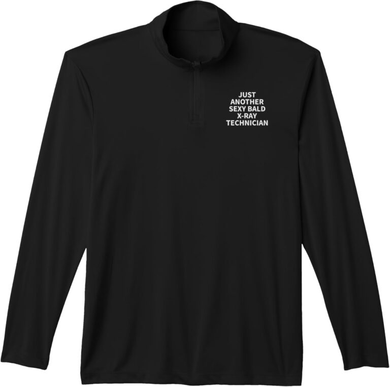 Read more about the article XRay Tech Apparel | Funny Bald Techs Design Performance Quarter-Zip Top