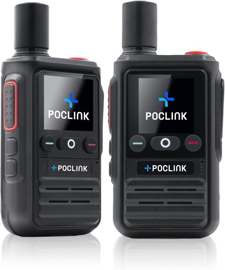 Read more about the article Lifetime Free Global Walkie Talkies Long Range, POC-1 Lite, 4G LTE Unlimited Range POC Two-Way Radios with Bluetooth & APP, Rechargeable Walkie Talkies, Support User Self-Group Creation (2 Pack)