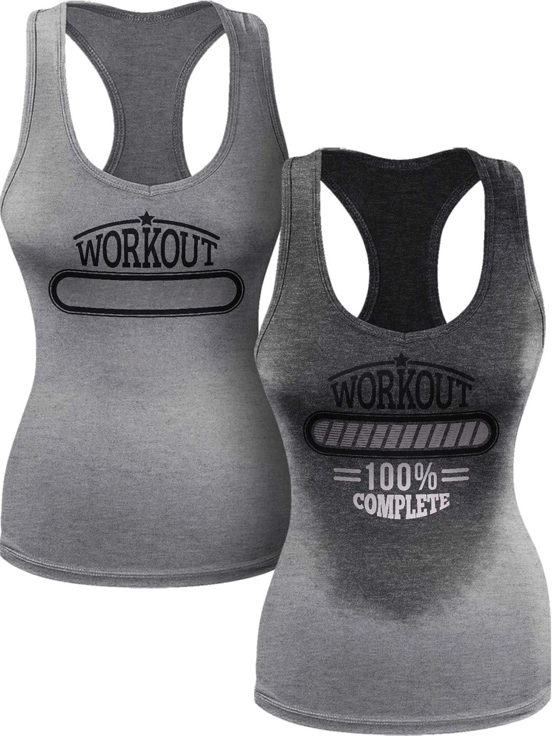 Read more about the article Actizio Women Sweat Activated Motivational Workout Cotton Tank Top Sleeveless Gym Athletic Shirts Workout Complete