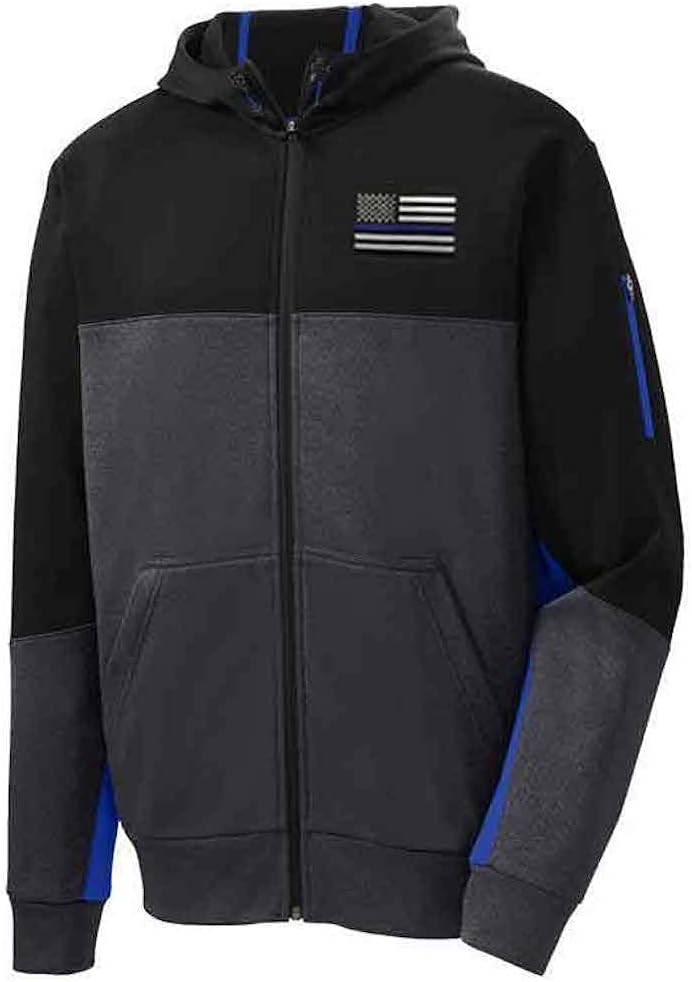 Read more about the article Tech Fleece Colorblock Full-Zip Hooded Jacket, Thin Blue Line USA