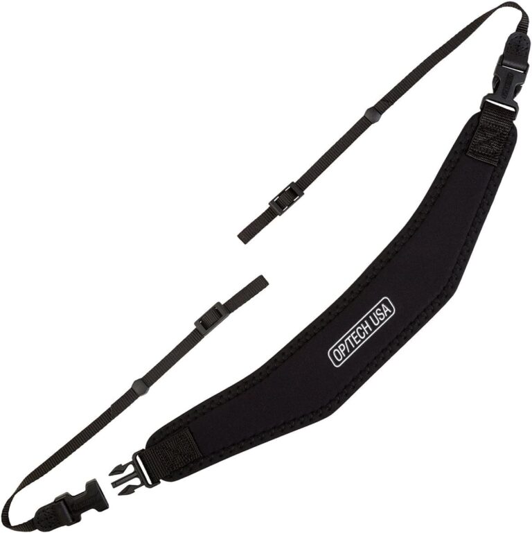 Read more about the article OP/TECH USA Utility Strap 3/8″ – Padded Camera Strap with Quick Release for DSLR, Binoculars, Polaroid & Film Cameras – Lightweight, Vintage Style – Black – Made in USA