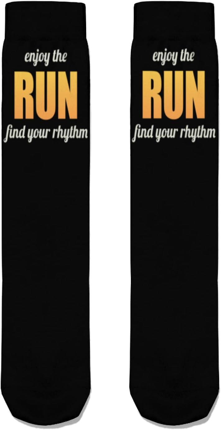 Read more about the article Running Socks – Enjoy the Run Find Your Rhythm Crew Socks for Marathoners, Joggers and Fitness Fans