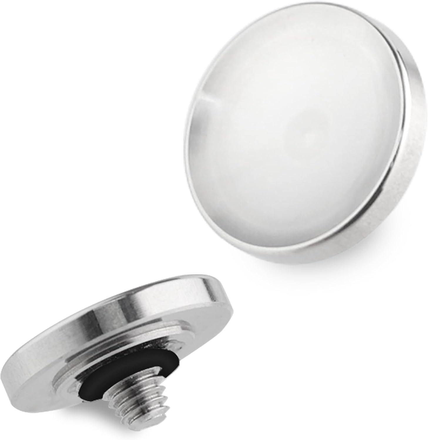 Read more about the article Haoge 12mm Metal Shutter Release Button for Fujifilm XT5 X-Pro3 XT50 GFX100RF XE5 Nikon Zf DF and Leica Q3 43 M10 M-11 Concave Surface Silver,New Version: Diameter 12mm
