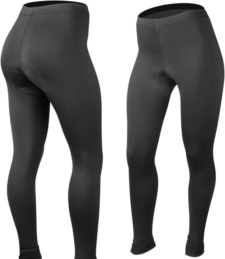 Read more about the article AERO|TECH|DESIGNS | Women’s USA Classic Padded Cycling Tights | Black Thermal Brushed Fleece | Made in USA