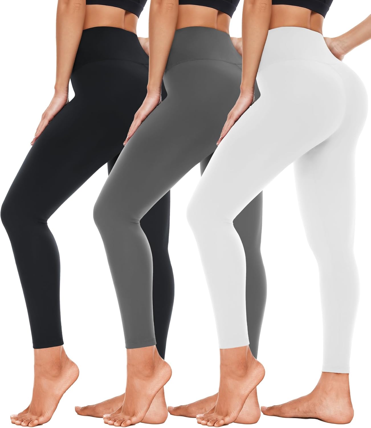 Read more about the article Hi Clasmix 3 Pack Leggings for Women-High Wasited Tummy Control Yoga Pants Clothing for Workout Athletic Lounge