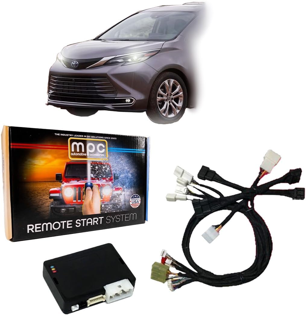 Read more about the article MPC Remote Starter Compatible with 2021-2025 Toyota Sienna Hybrid Push-to-Start | Plugin T-Harness – Factory Remote Activated – Press 3X to Start – Custom Firmware Preloaded – USA Tech Support