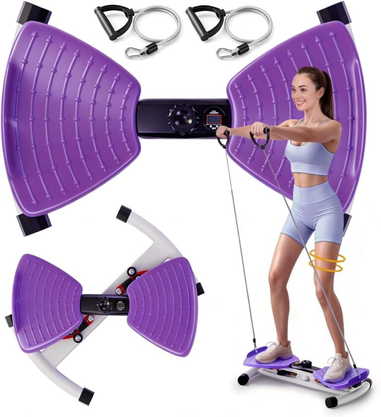 Read more about the article Waist Twister Machine Exercise, Ab Twist Board with Smart LED Digital Counter, Supports 300 lbs, Noiseless, Anti-Slip, Compact Portable for Home Gym Workout Equipment