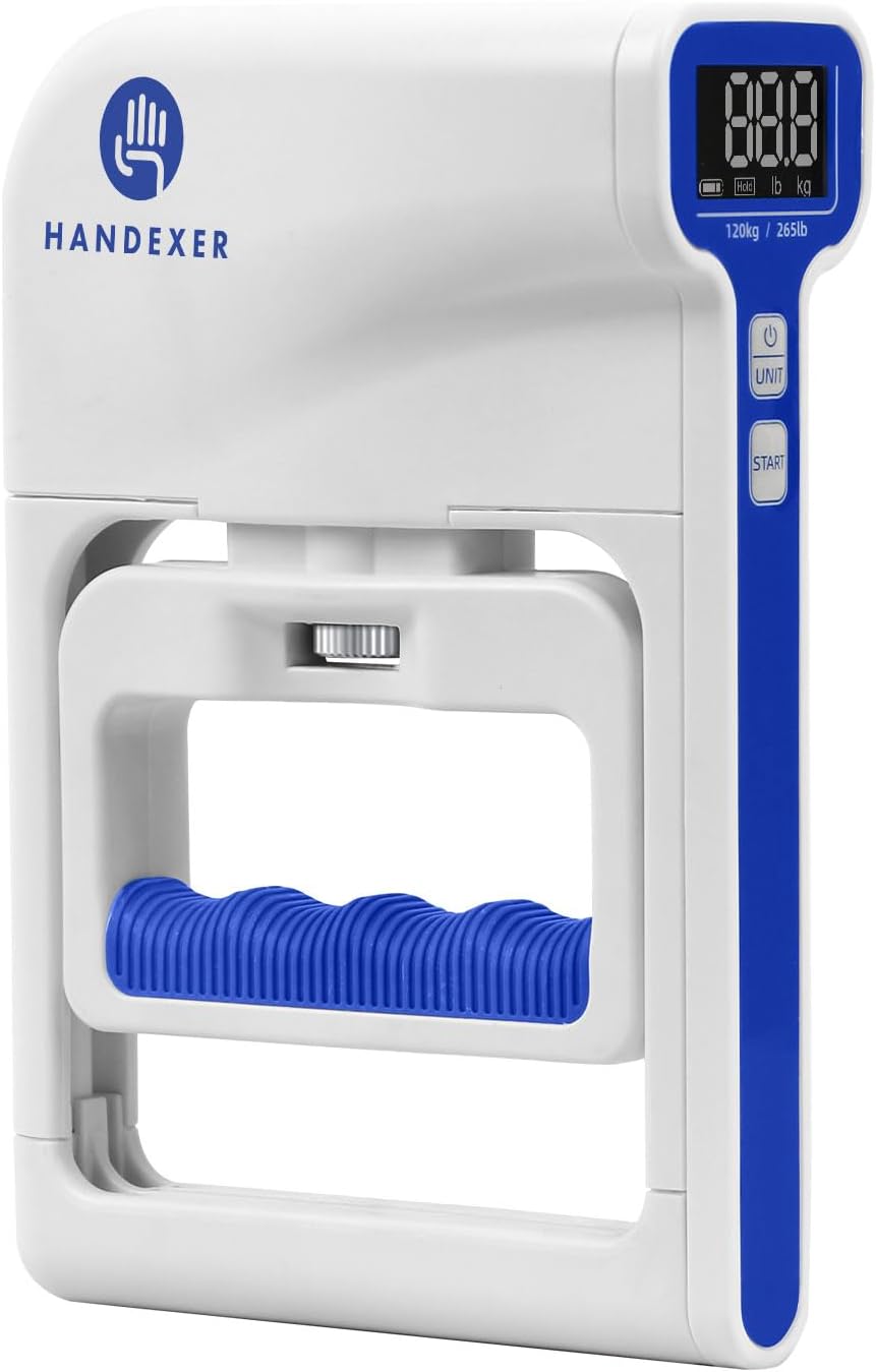 Read more about the article Grip Strength Tester 265lb/120kg, Digital Hand Dynamometer FDA Registered with Backlit LCD for Grip Strength Testing and Training